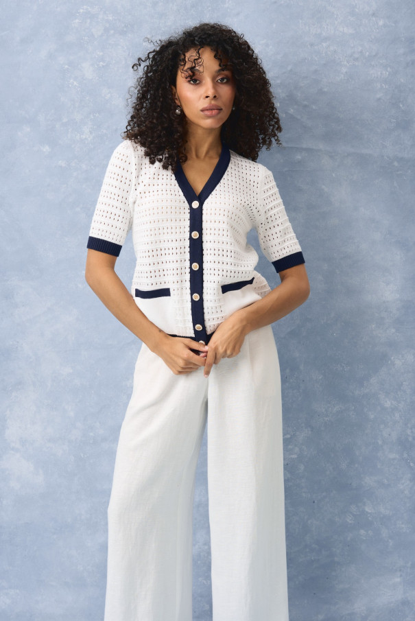 Женский жакет в морском стиле URS ЮРС