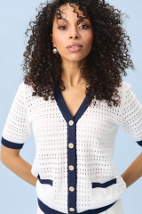 Женский жакет в морском стиле URS ЮРС